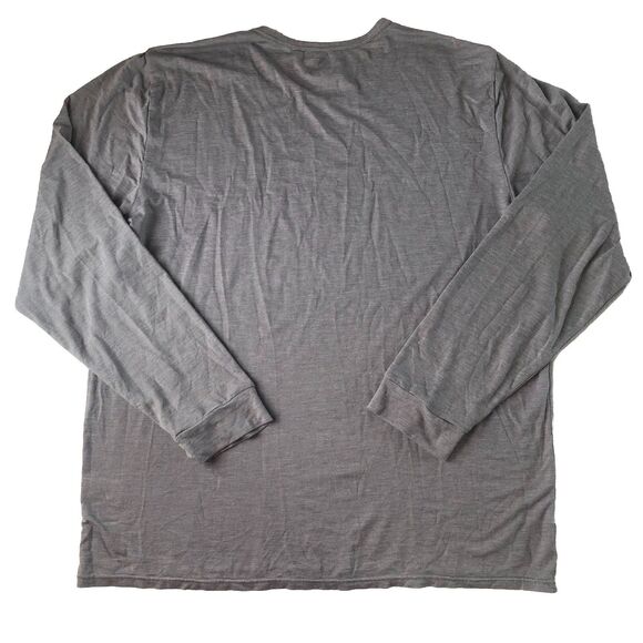 32 Degrees Heat  Mens L/S Light Weight T-Shirt Gray Tag Size X-Large - Picture 2 of 14